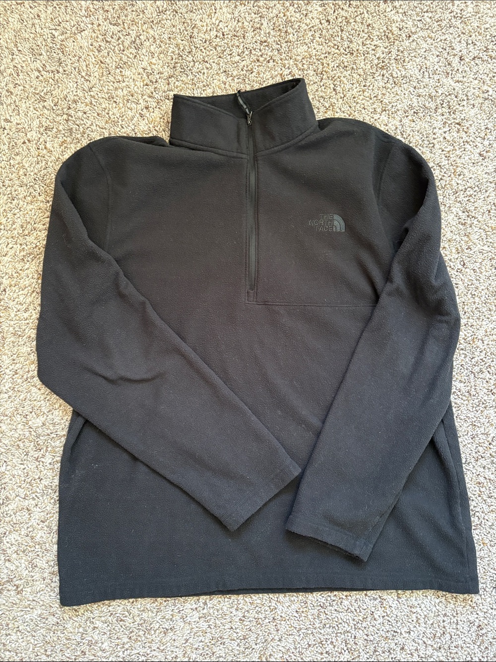 The North Face Black Half-Zip Fleece Pullover